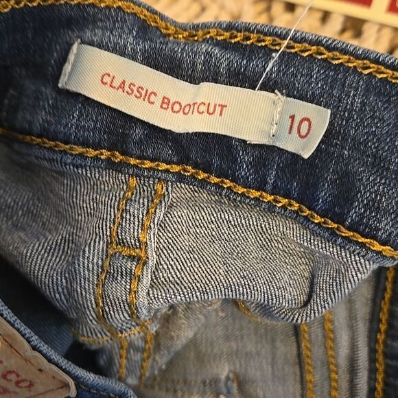 Levi's Classic Bootcut Stretch Blue Denim Jeans - Picture 7 of 7